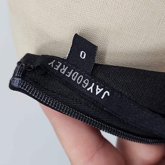 Jaygodfrey Kit Deep V-neckline Racer Back Black Midi Dress Size 0 - Picture 7 of 8